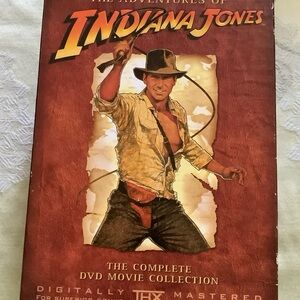 The Adventures of Indiana Jones Complete DVD Movie Collection set of 4 Movies